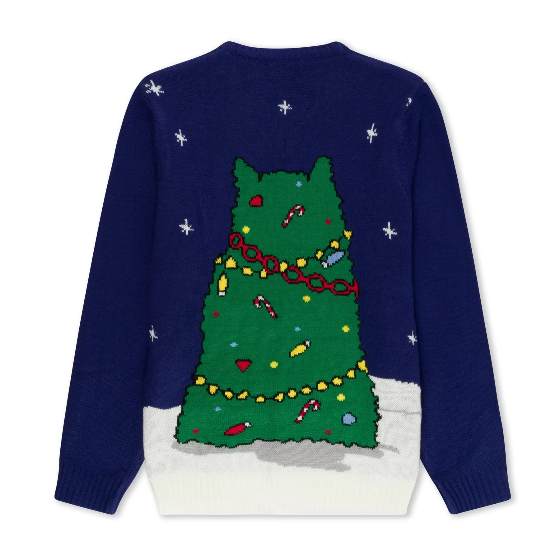 Litmas Tree Light Up Knit Sweater (Navy)