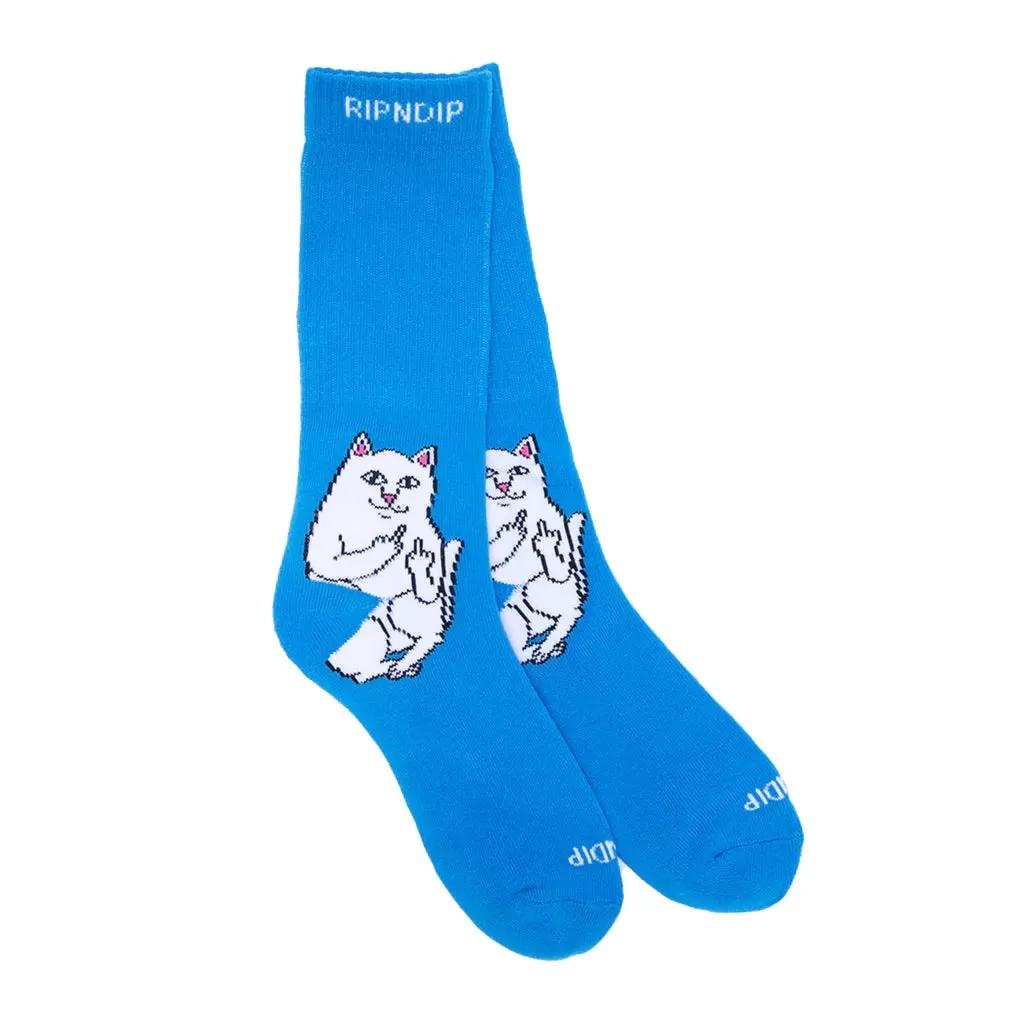 Lord Nermal Socks (Cobalt Blue)