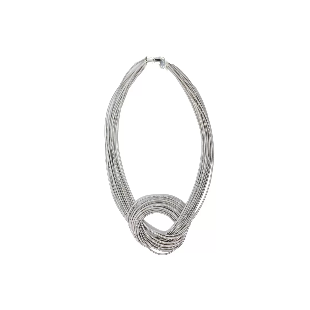 Lorraine Sayer, Piano Wire Large Knot Necklaces