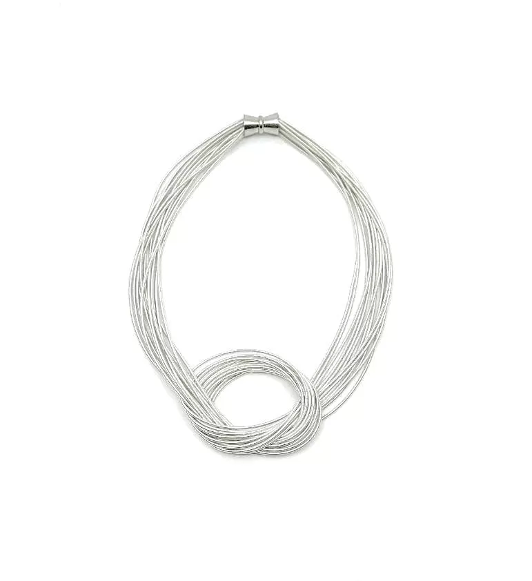 Lorraine Sayer, Piano Wire Large Knot Necklaces