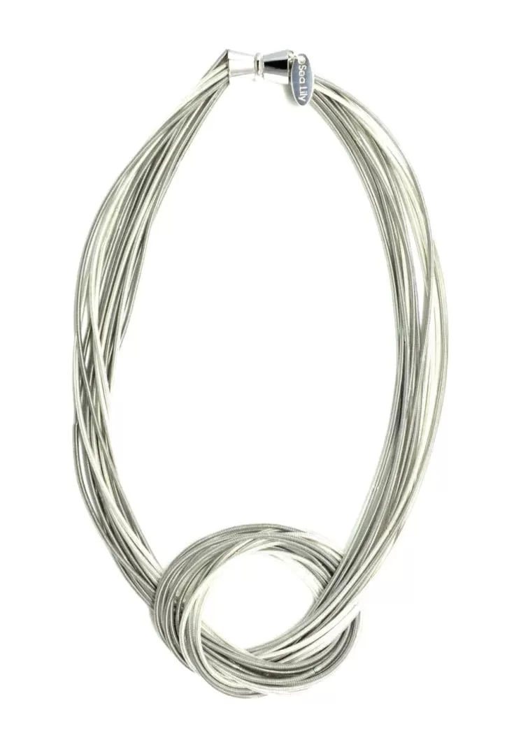 Lorraine Sayer, Piano Wire Large Knot Necklaces