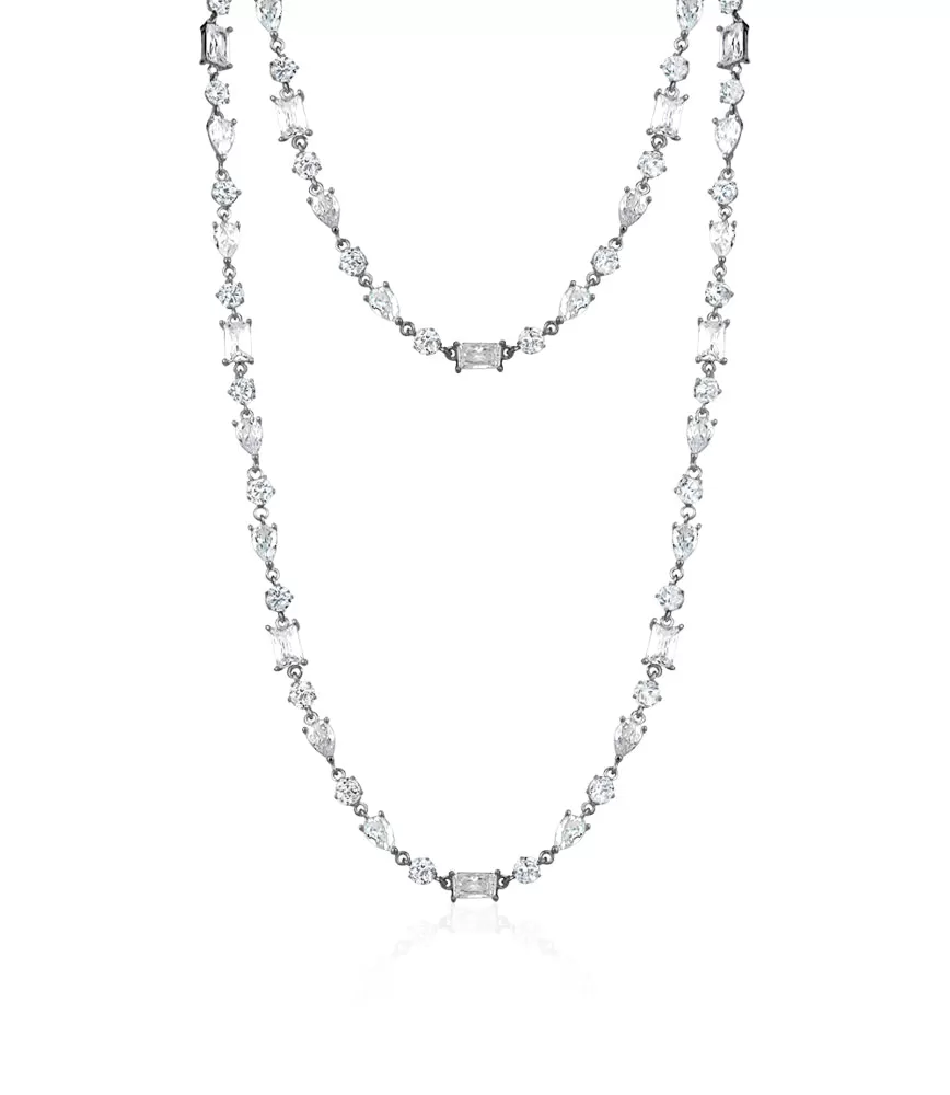 LUXE CRYSTAL SHAPES NECKLACE