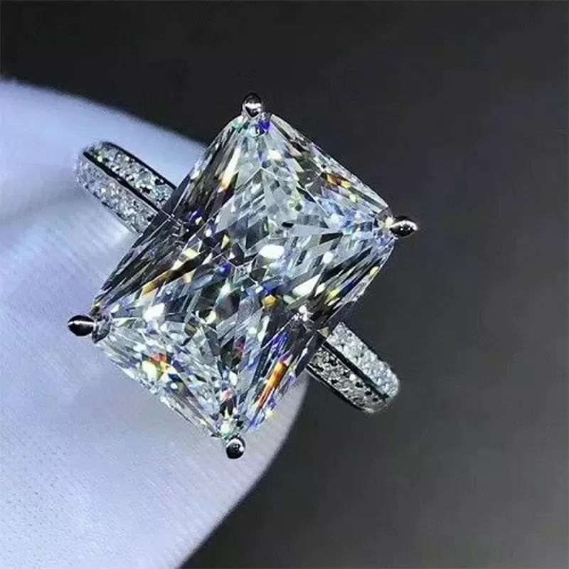 Luxury Princess Solid 925 Sterling Silver Ring