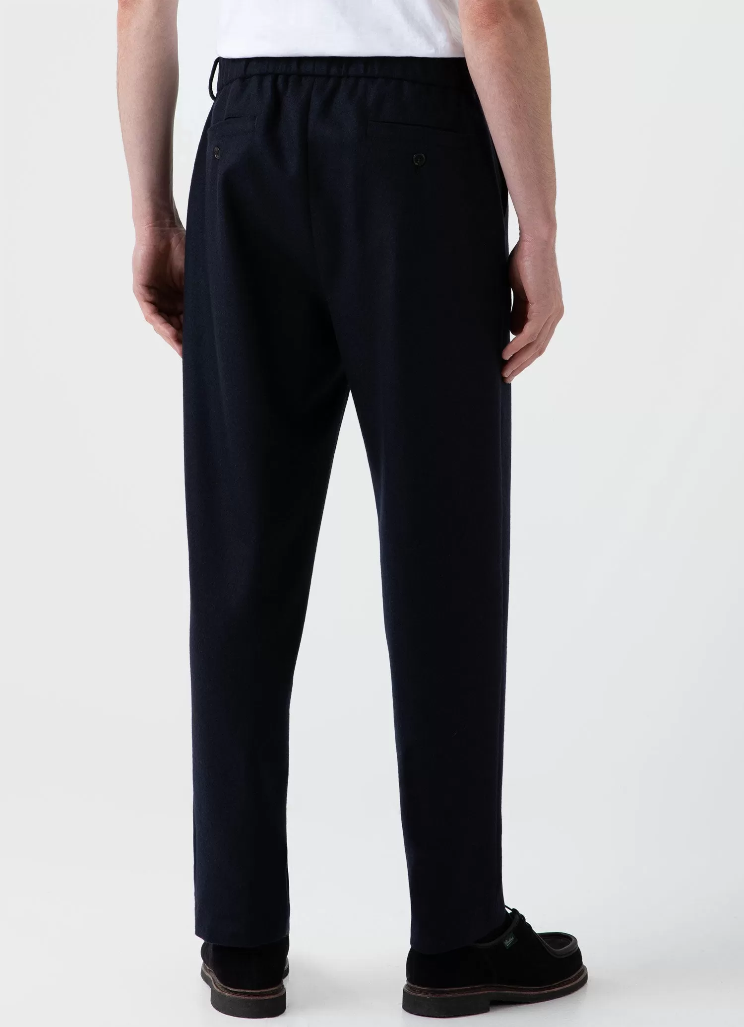 Men's Sunspel x Casely-Hayford Trouser in Navy