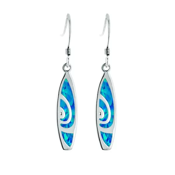 Opal Surfboard Earrings