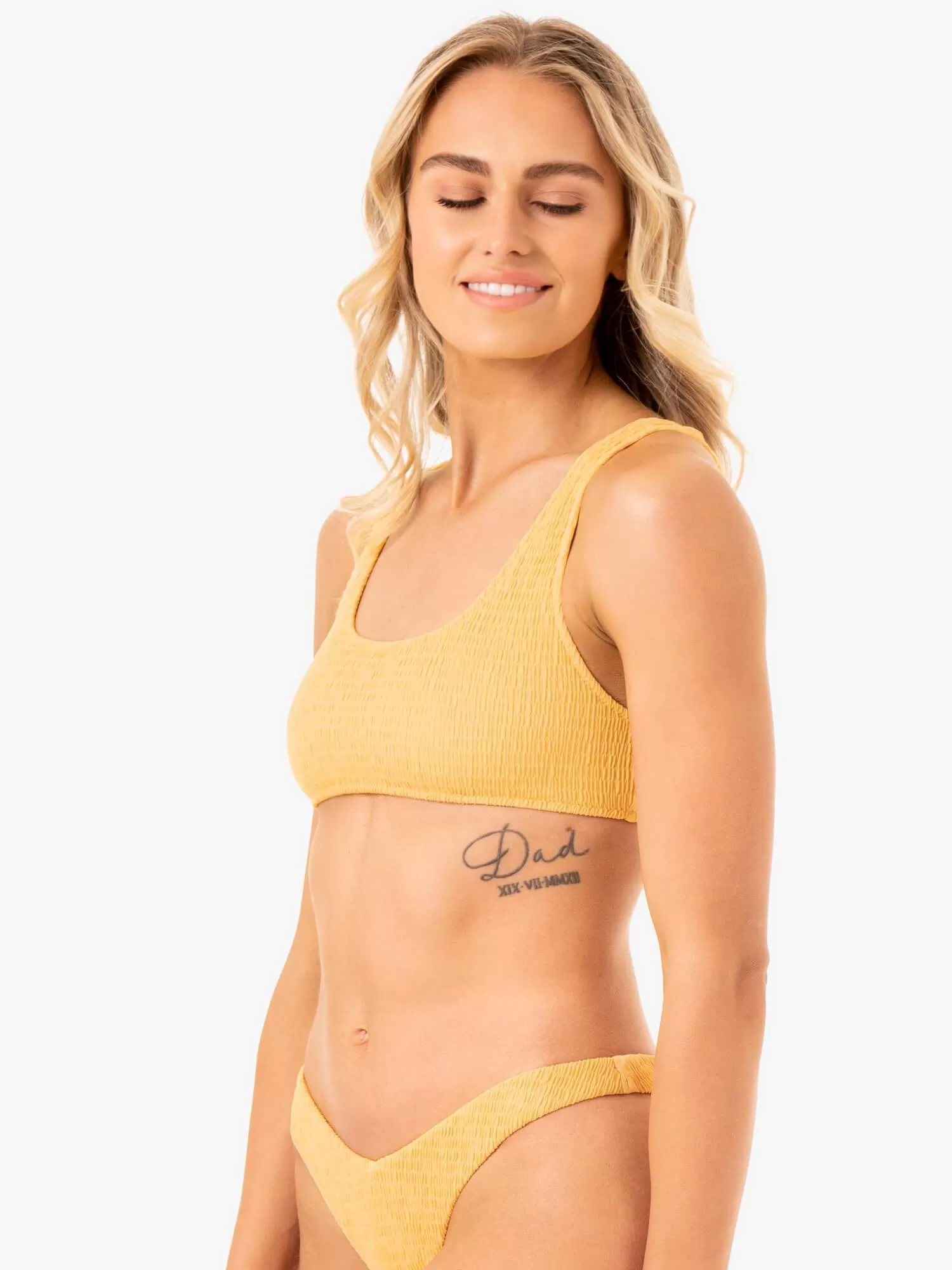 Paradise Scoop Bikini Top - Mango