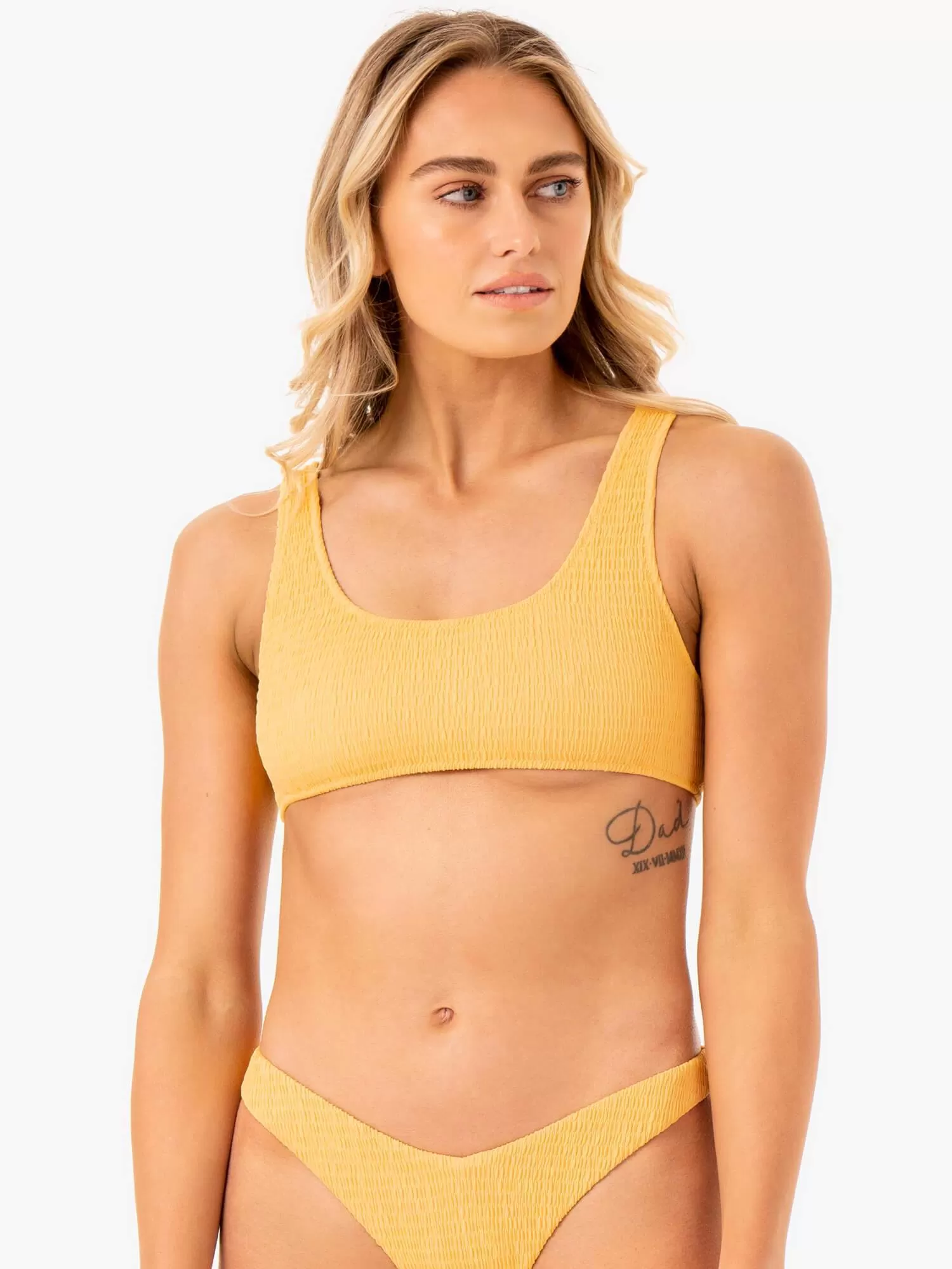 Paradise Scoop Bikini Top - Mango