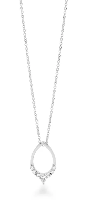 Pear Shaped Diamond Necklace