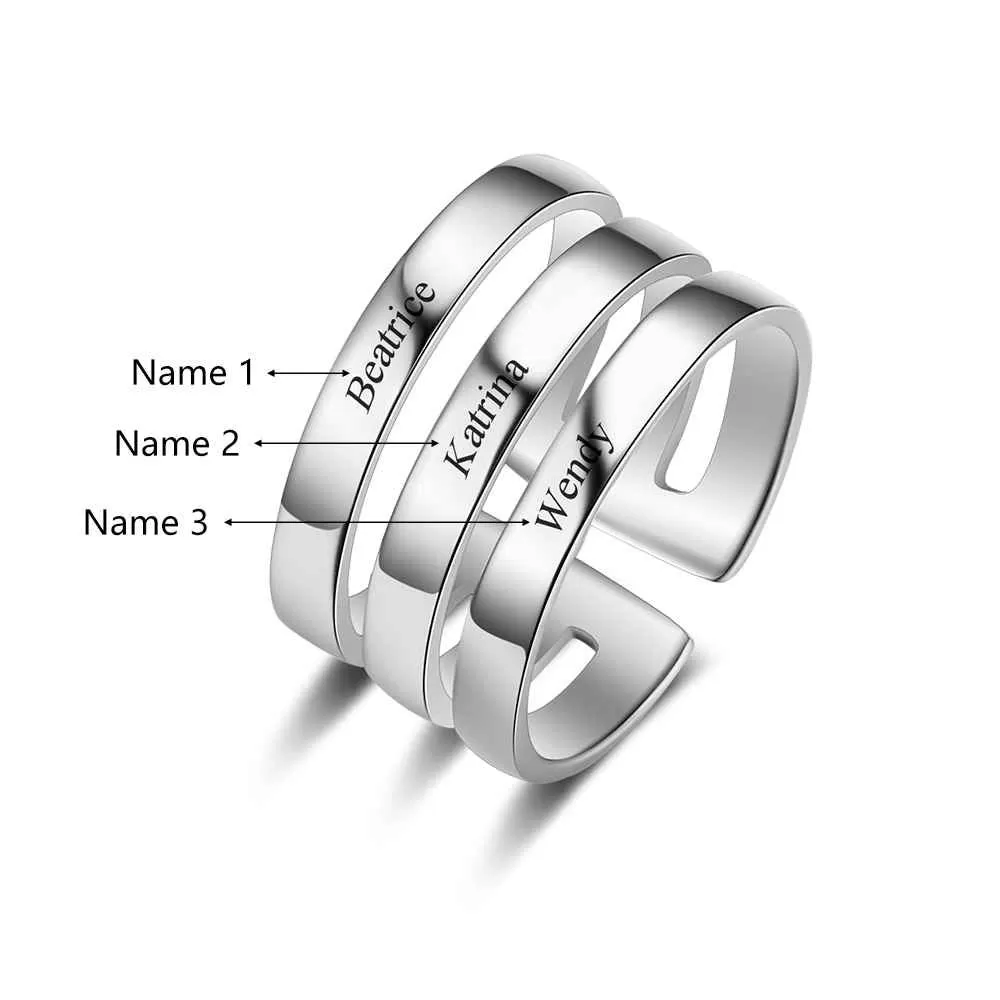 Personalized Stackable Rings for Women