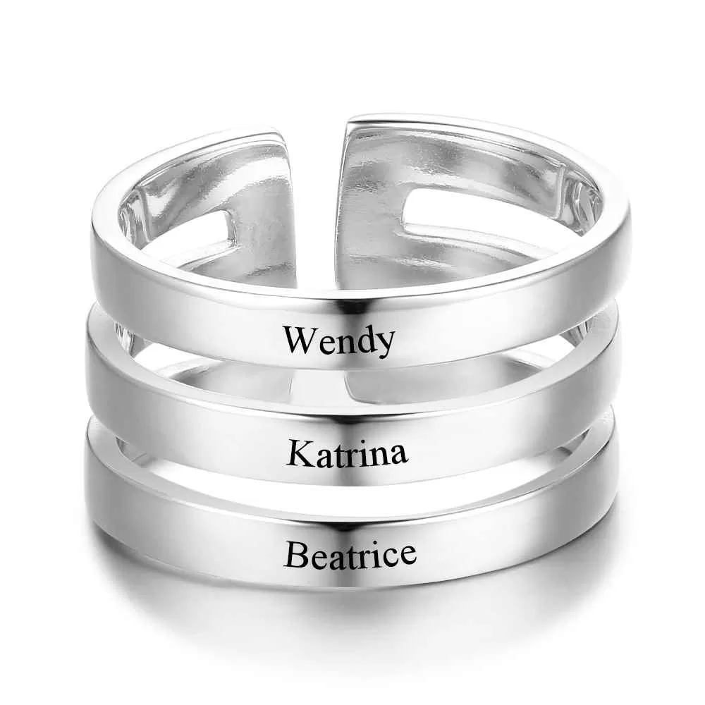 Personalized Stackable Rings for Women