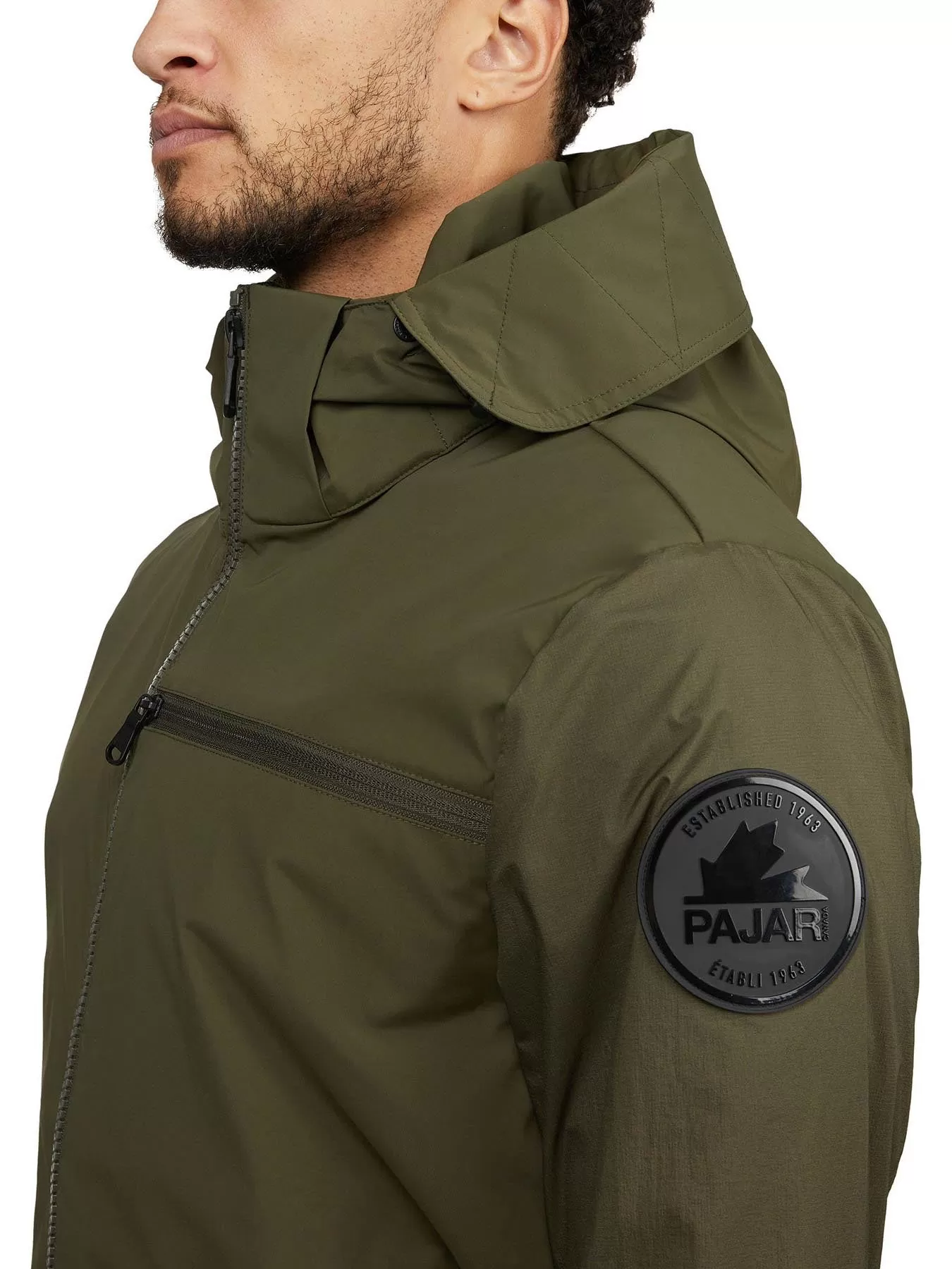 Pierce Men's Bomber Rain Jacket