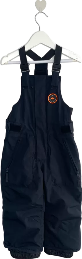 Quiksilver Black Boogie Kids Technical Snow Pants 2 Years