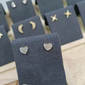 Radiant Heart Diamond Earrings