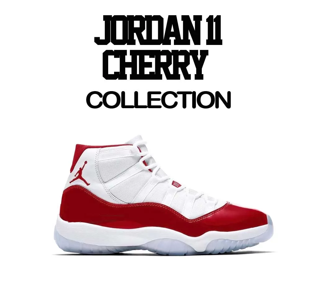 Retro 11 Varsity Red Raglan - Win 23 - white