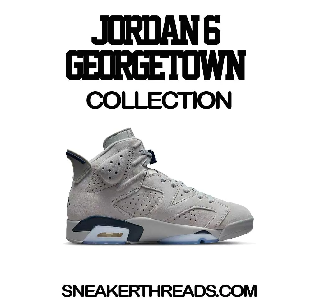 Retro 6 Georgetown Raging Face Shirt