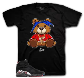 Retro 8 Playoffs Shirt - West Bear - Black