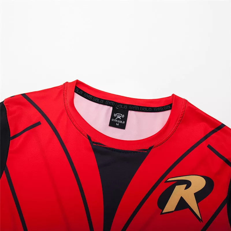 Robin Compression 'Robin the Boy Wonder' Short Sleeve Rashguard