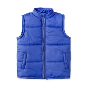 Royal Blue Puffer Sleeveless jacket