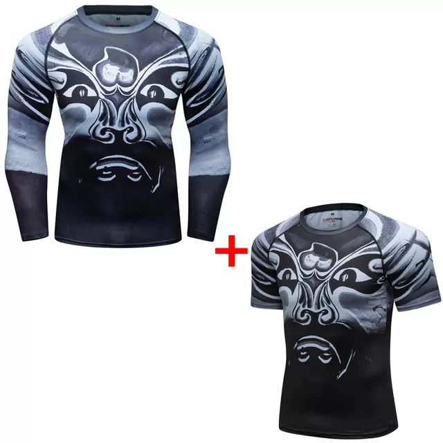 Samurai Compression 'The Wind Speaks | Set of 2' Elite Rashguard