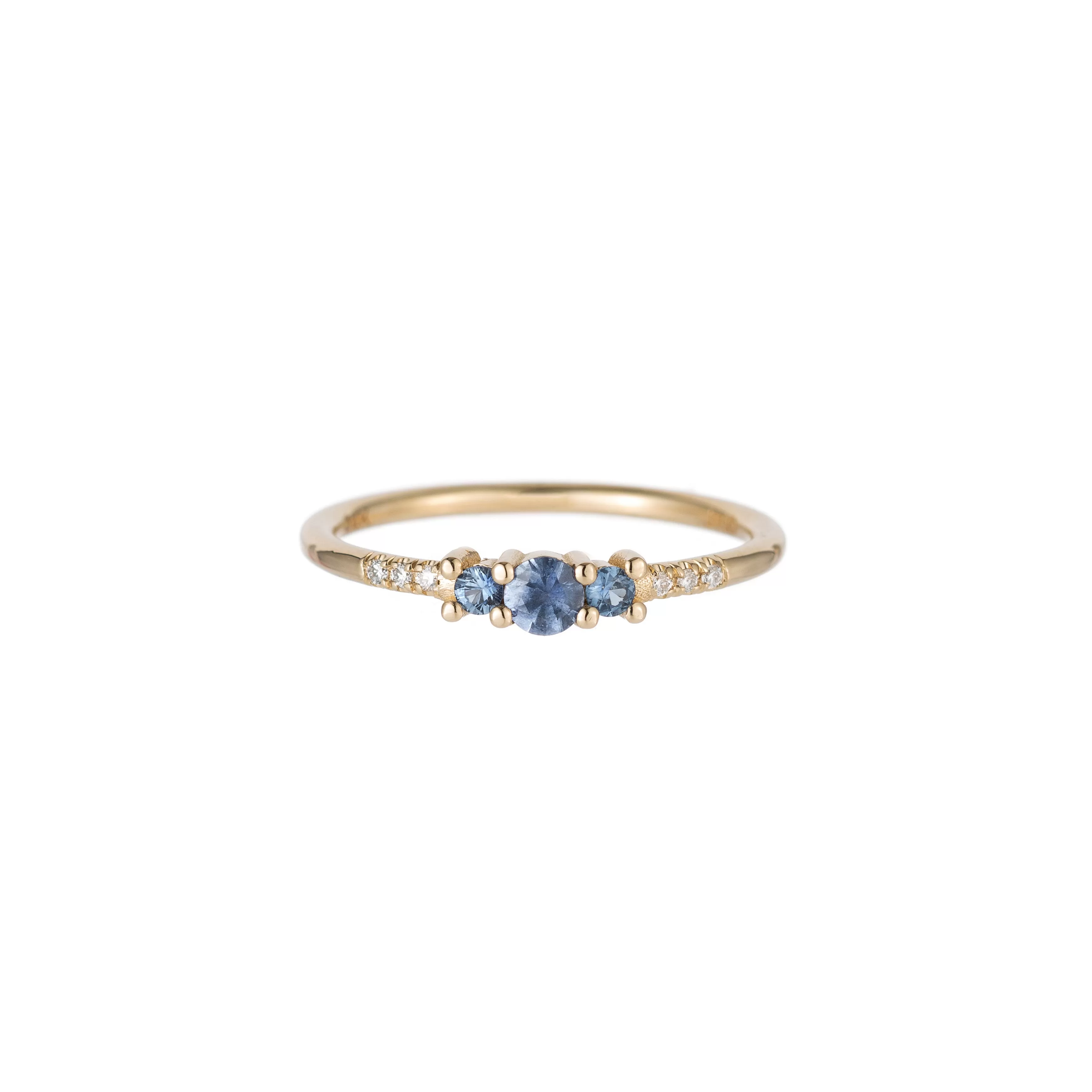 Sapphire Trio Equilibrium Ring