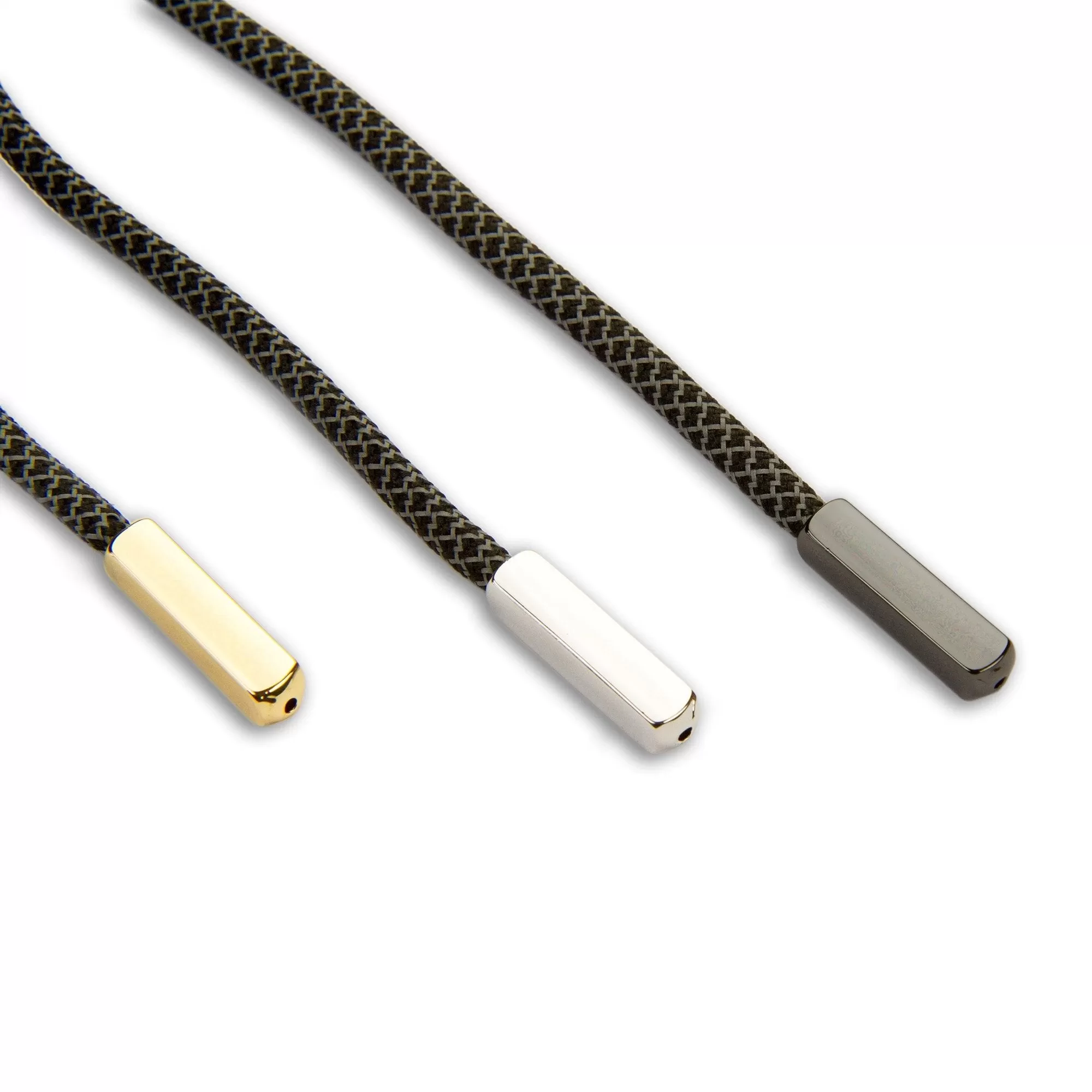 Silver Metal Aglet Shoelace Tip