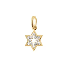 Star of David Diamond Pendant