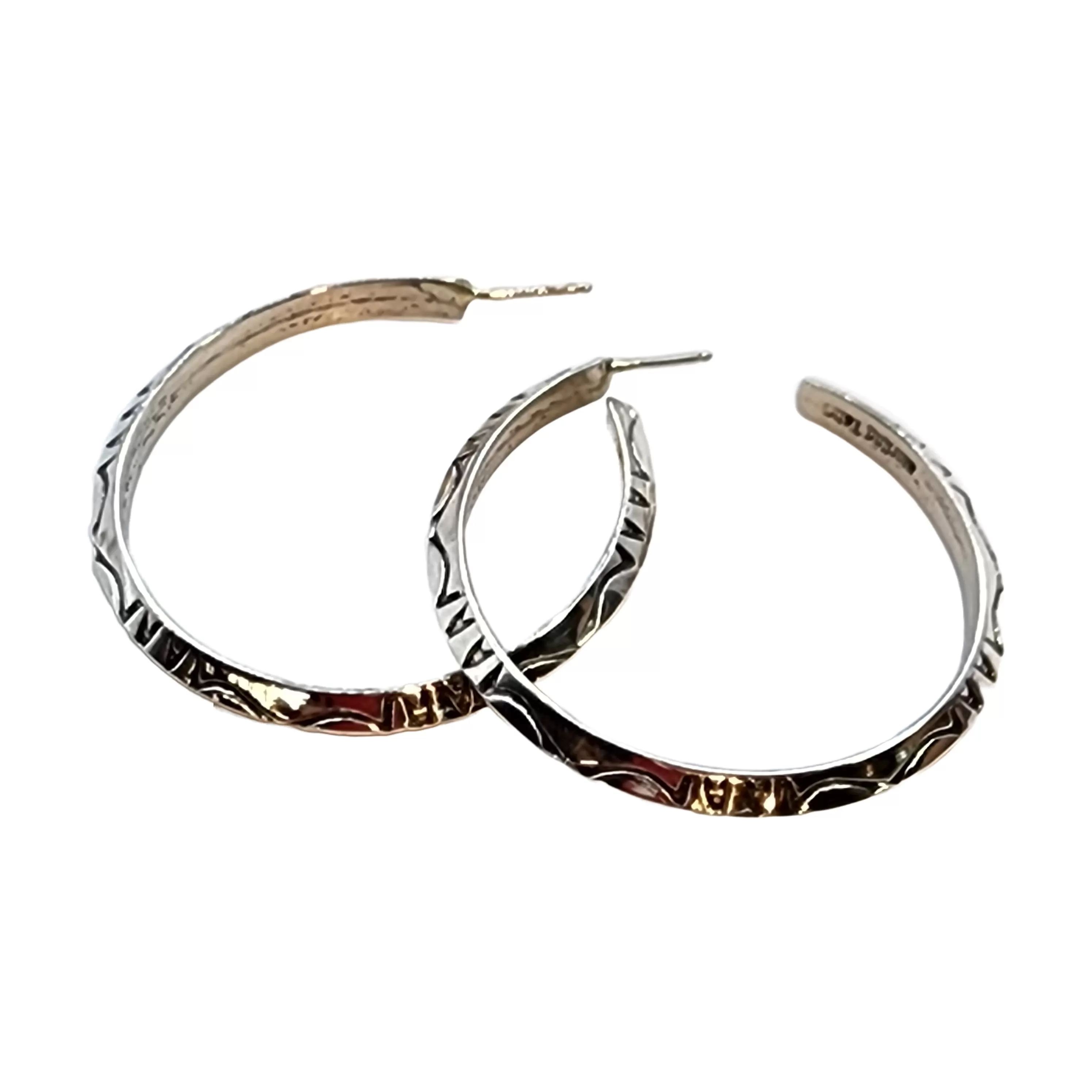 Sterling Silver Hoops