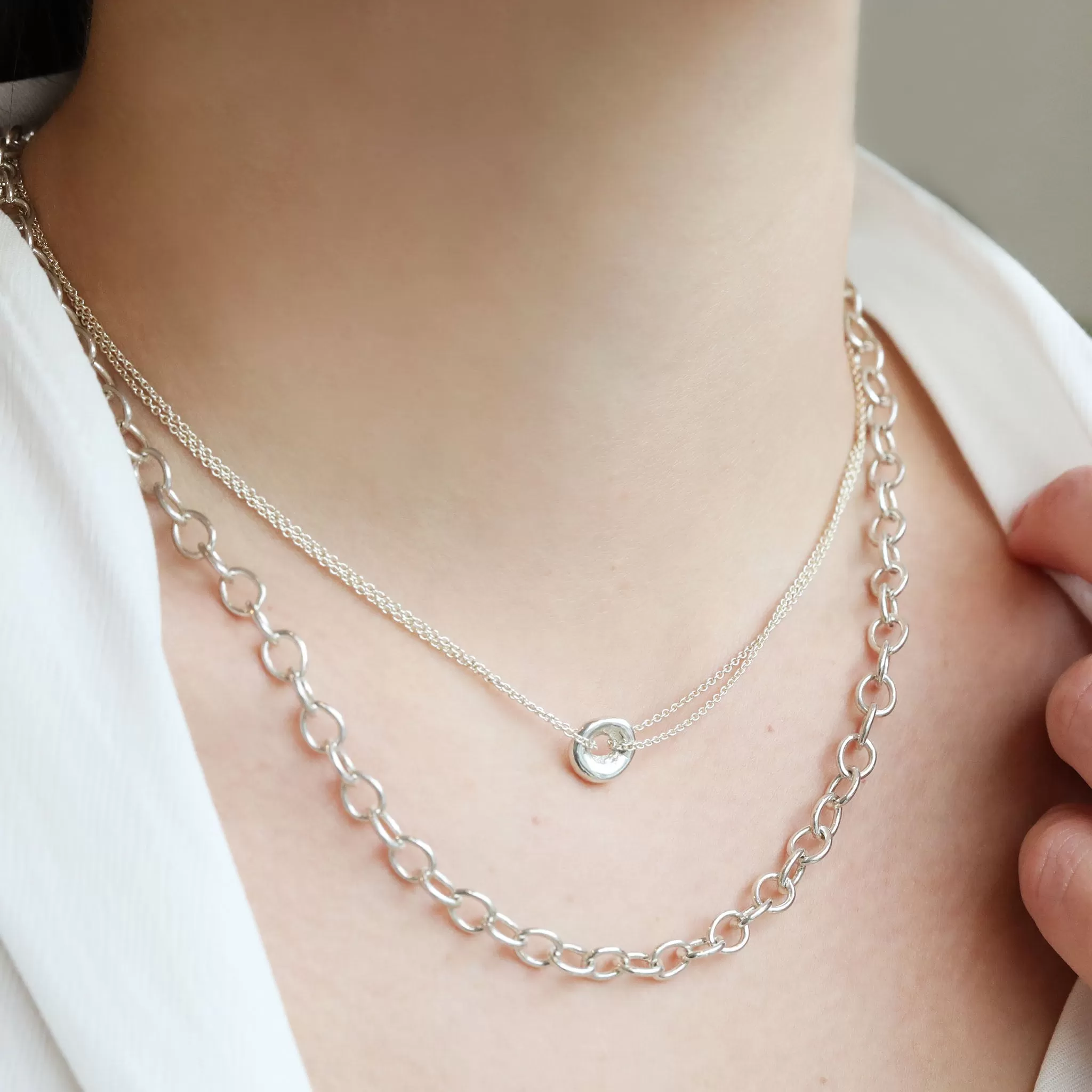 Sterling Silver Oval Link Chain