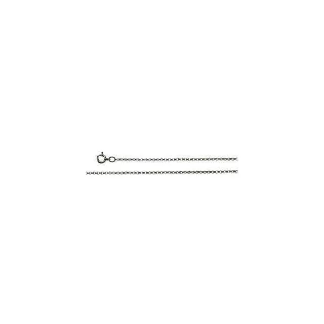 Sterling Silver Rolo Link Chain 2mm 