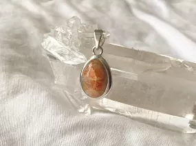 Sunstone Ansley Pendant - Small Drop