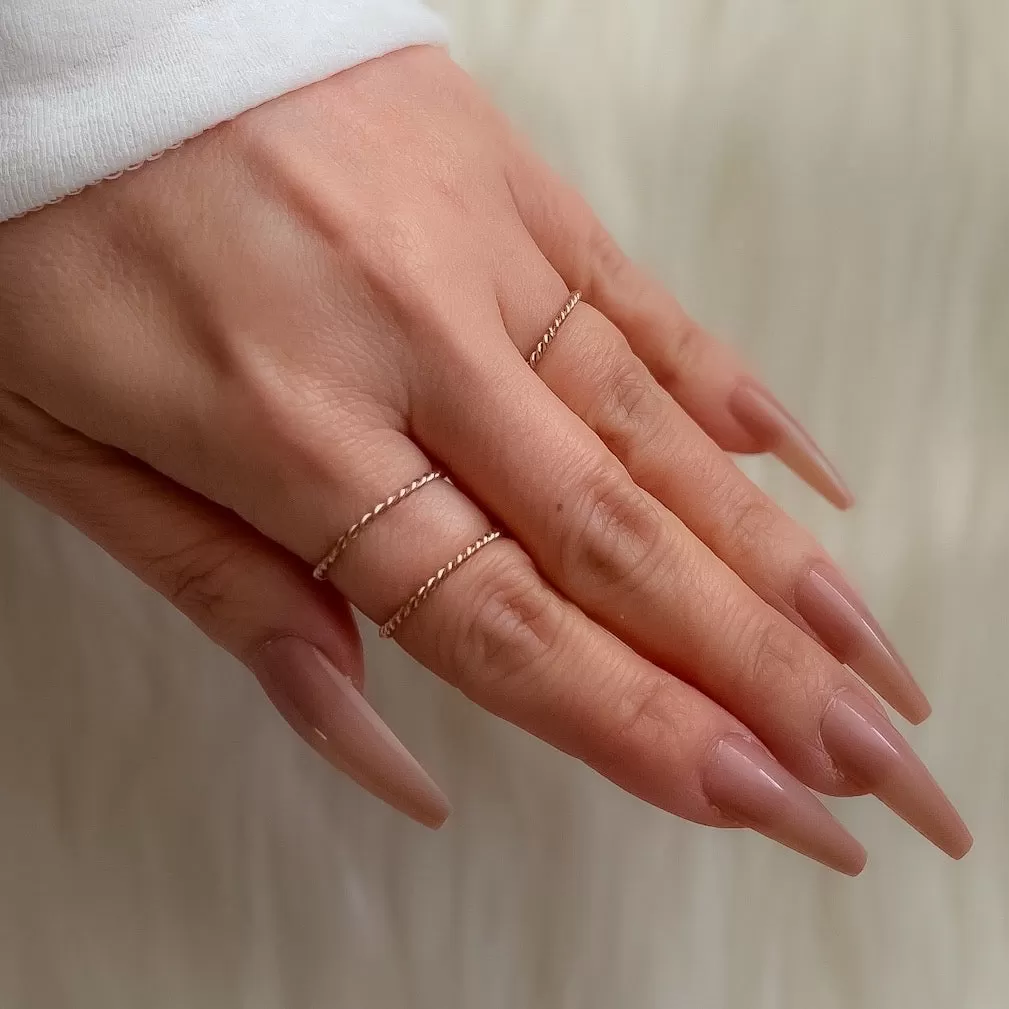 Tessa Twisted Chain Ring