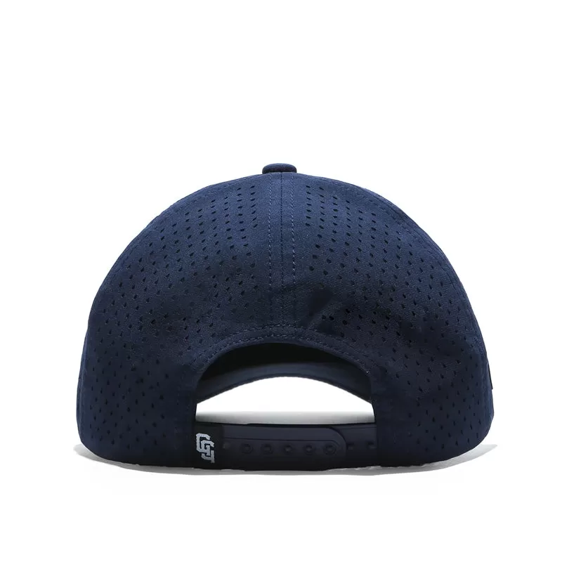 TOUR PRO Mad Slicer Golf Hat in Navy Blue with Curved Brim