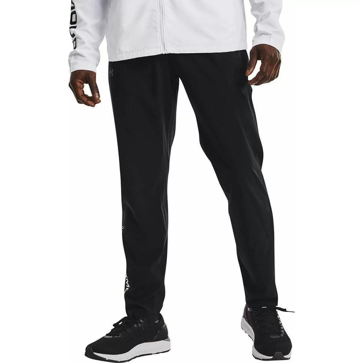 Under Armour Storm Waterproof Mens Running Track Pants - Black