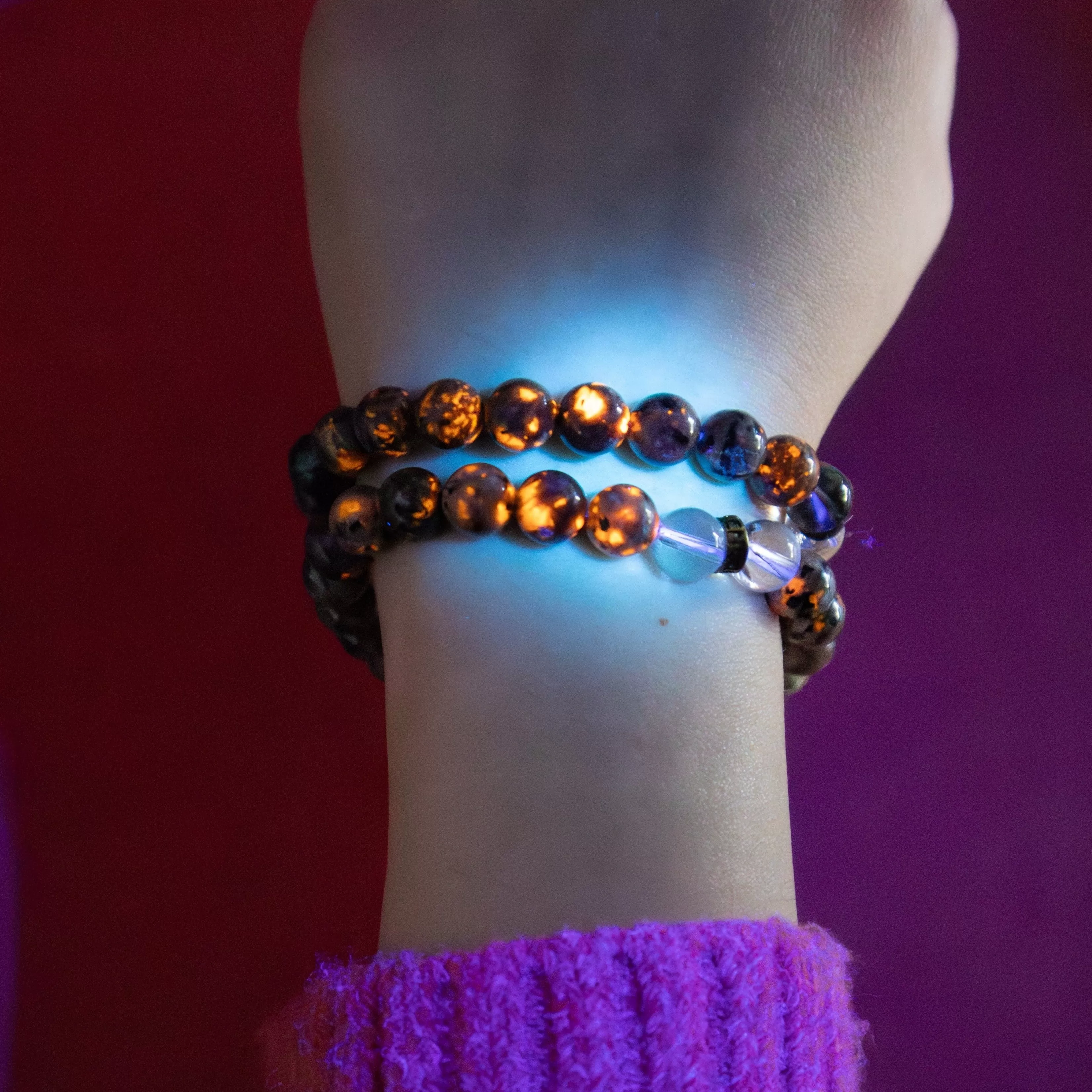 UV Reactive Yooperlite Bracelet