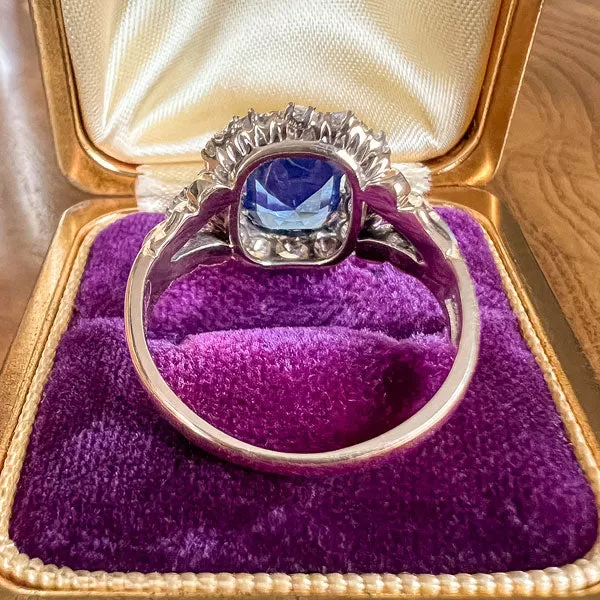 Victorian Sapphire & Diamond Ring