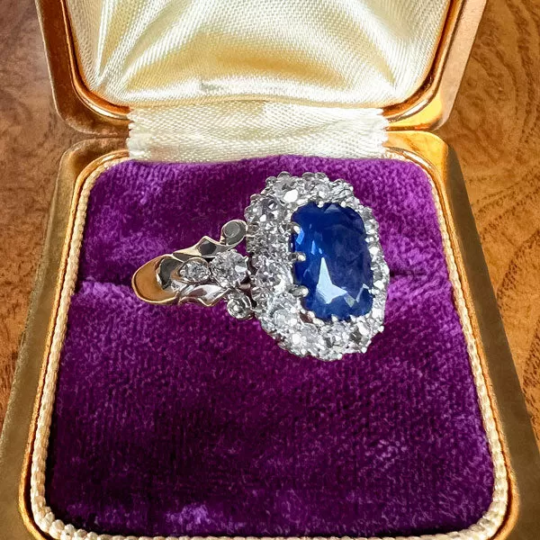 Victorian Sapphire & Diamond Ring